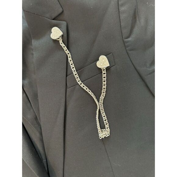 The Kooples Paris Women's Black Suit Jacket Blazer 36  Small MSRP $535 - Picture 2 of 3